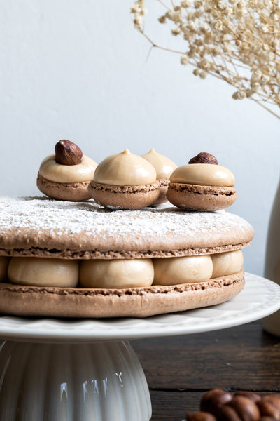Entremets Macaron Noisette