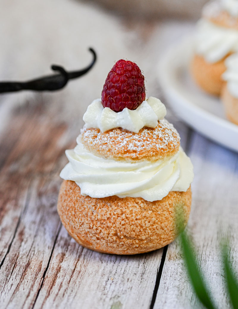 Choux Vanille Framboise Ma Box Pâtisserie