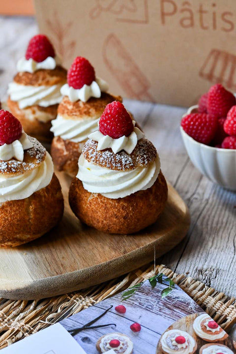 Choux Vanille Framboise