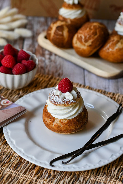 Choux Vanille Framboise