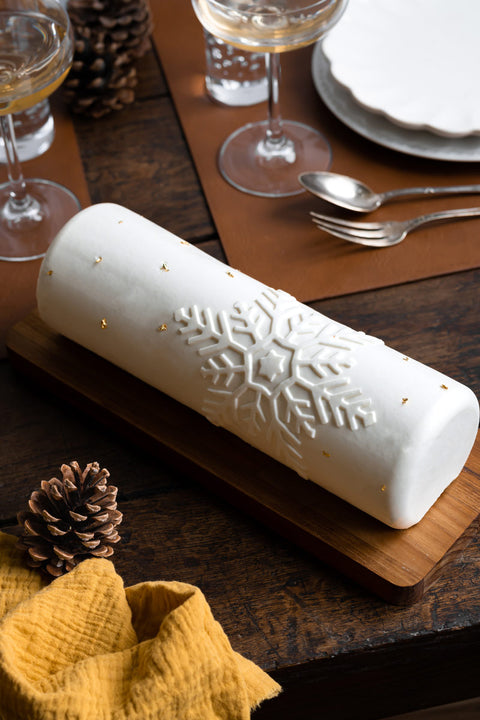 Bûche de Noël Snow Cookie