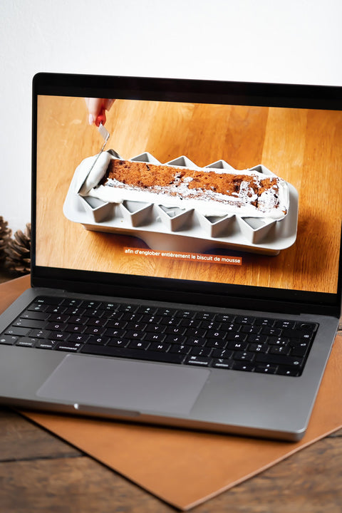 Recette Bûche de Noël Snow Cookie