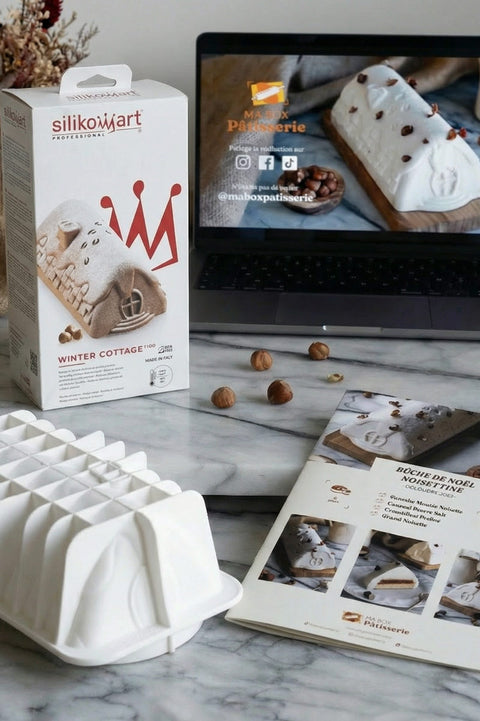 Moule Silikomart + Recette Bûche de Noël Noisettine