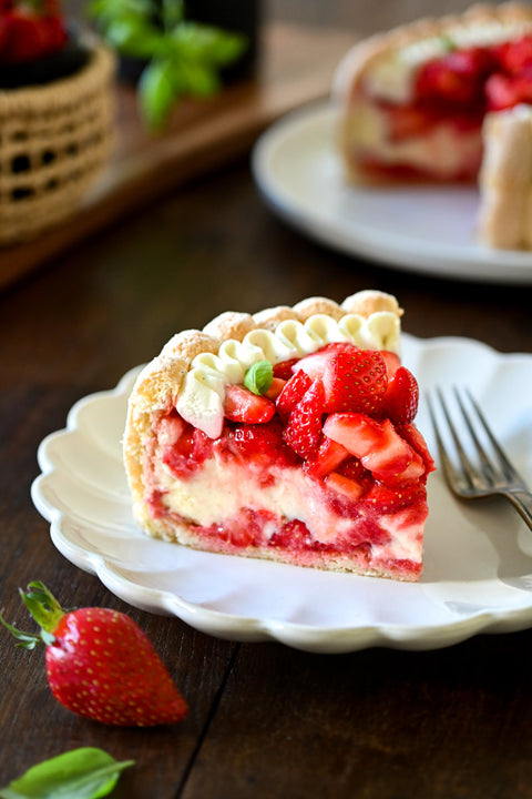Charlotte Fraises Basilic