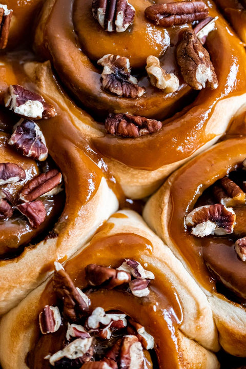 Recette Cinnamon Rolls Pécan Caramel