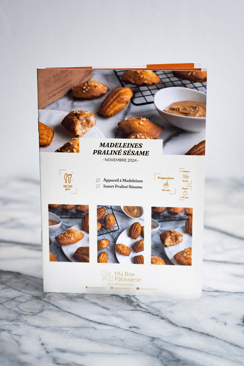 Recette Madeleine Praliné Sésame