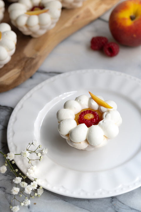 Pavlova Pêche Framboise