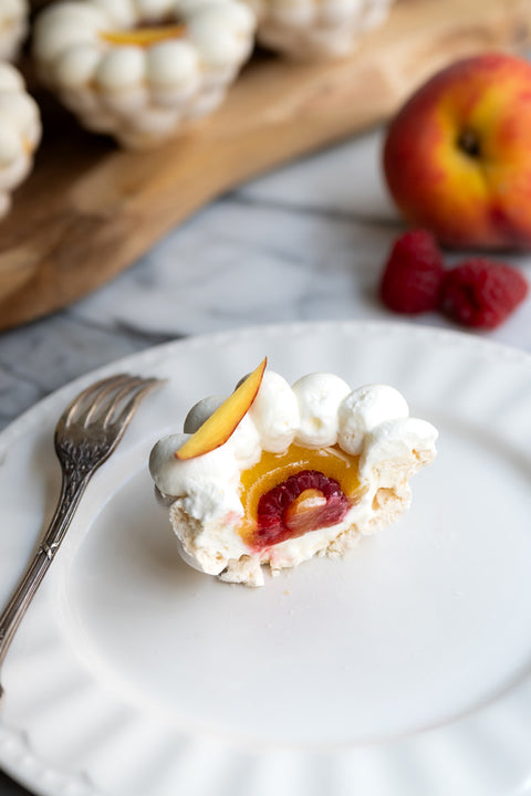 Pavlova Pêche Framboise