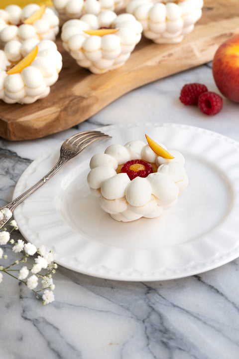 Pavlova Pêche Framboise